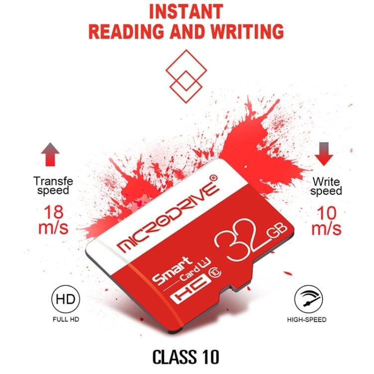 Microdrive 8GB High Speed Class 10 Micro SD(TF) Memory Card