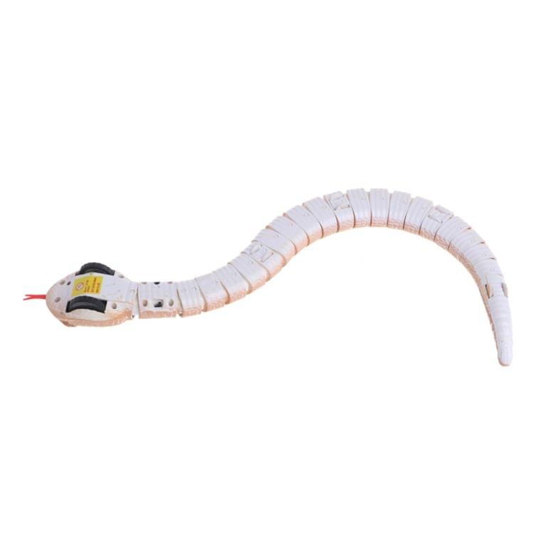 Tricky Funny Toy Infrared Remote Control Scary Creepy Snake, Size: 38*3.5cm(Black)