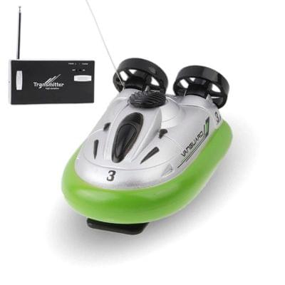 27MHz Radio Control Sport Hovercraft Size: 80 x 50 x 40mm (Light Green)
