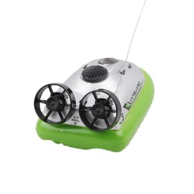27MHz Radio Control Sport Hovercraft Size: 80 x 50 x 40mm (Light Green)