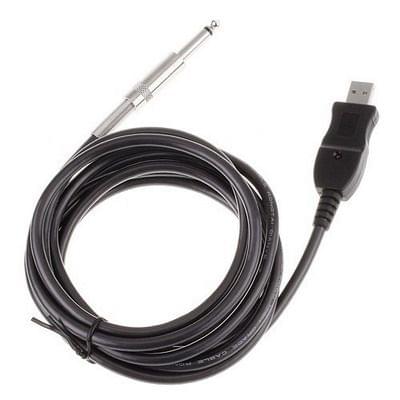 USB PC Guitar Bass Link Recording Audio Adapter Cable