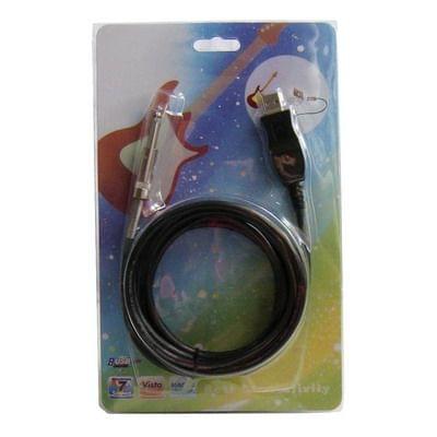 USB PC Guitar Bass Link Recording Audio Adapter Cable
