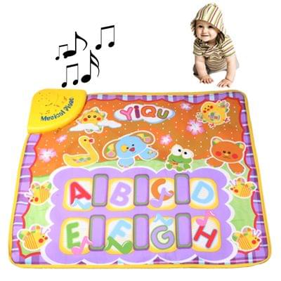 Funny Kick & Play Electric Music Toy for Kids, Size: 57 x 48cm(Black)