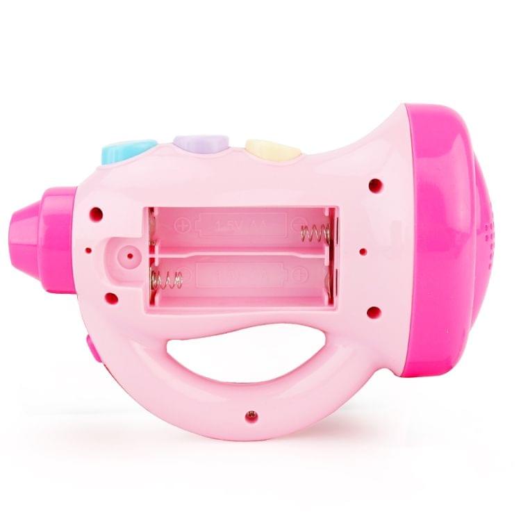 Brettbble Cartoon Baby Child Early Education Loudspeaker Music Toys with LED Light(Pink)