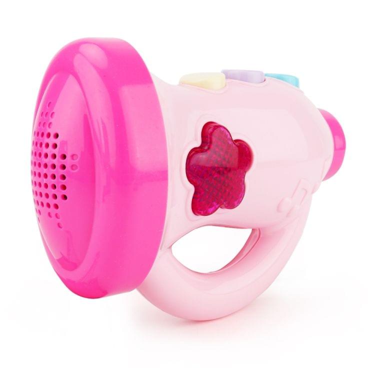 Brettbble Cartoon Baby Child Early Education Loudspeaker Music Toys with LED Light(Pink)