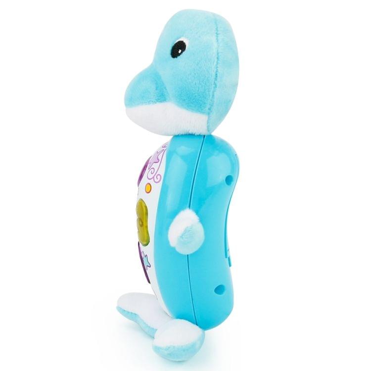 Brettbble Cartoon Plush Dolphin Appease Infants Plush Baby Musical Toys Animal Dolls