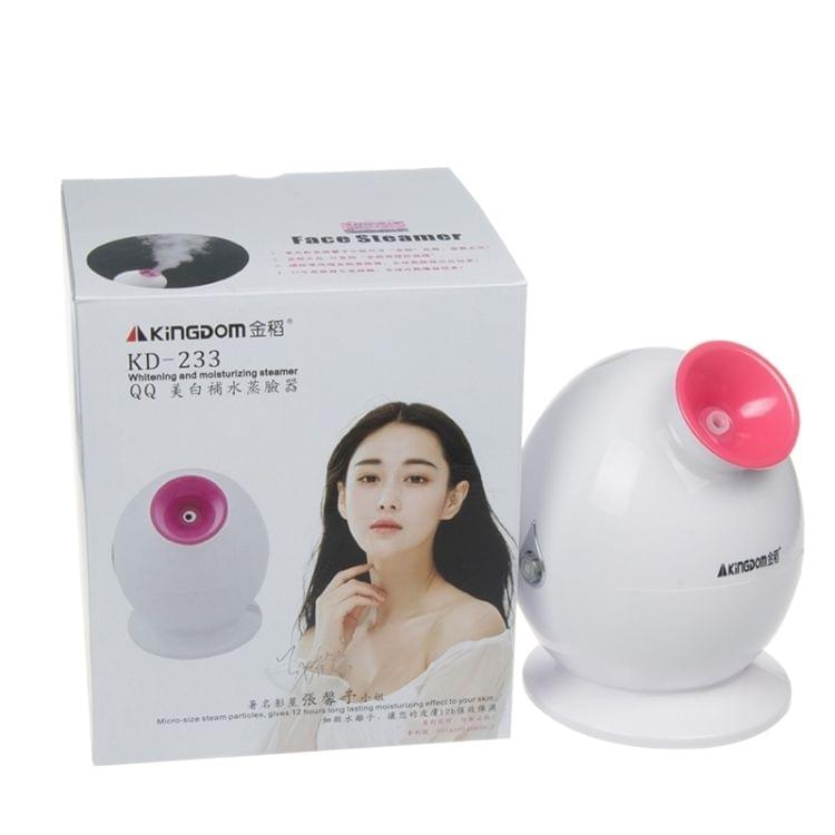 KINGDOM KD-233 Whitening and Moisturizing Face Steamer(White)