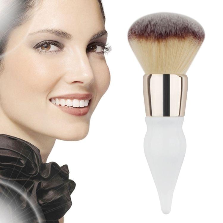 Gourd Shape Wooden Handle Large Round Head Buffer Foundation Powder Makeup Brushes Plump Round Brush Makeup BB Cream Tools