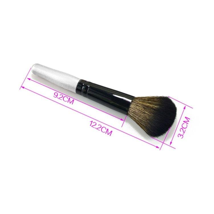 5 PCS Wooden Handle Soft Head Buffer Foundation Powder Blush Brush Makeup Tools (White)