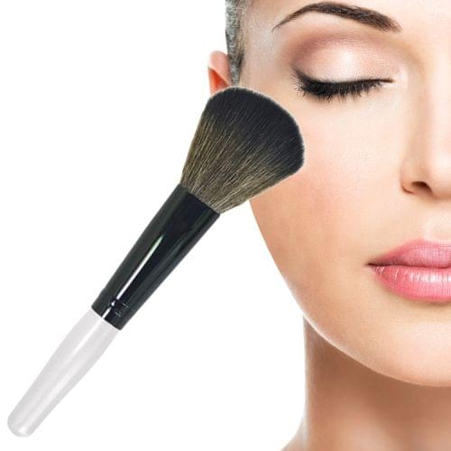 5 PCS Wooden Handle Soft Head Buffer Foundation Powder Blush Brush Makeup Tools (White)