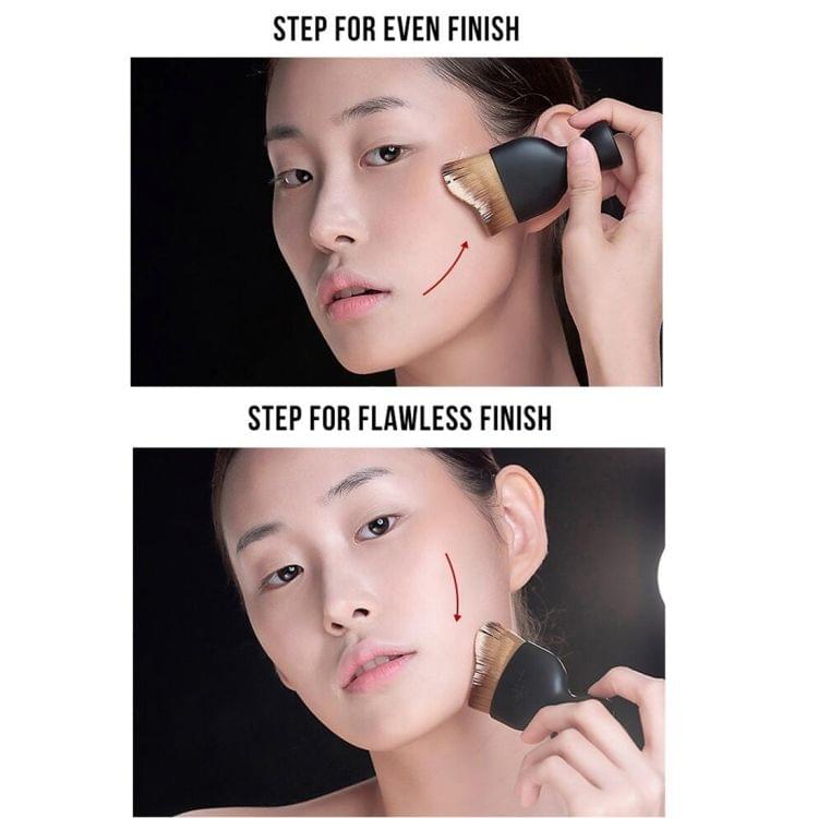 Wine Bottle Handle Wave Hair Style Professional Makeup Brush Foundation Blusher