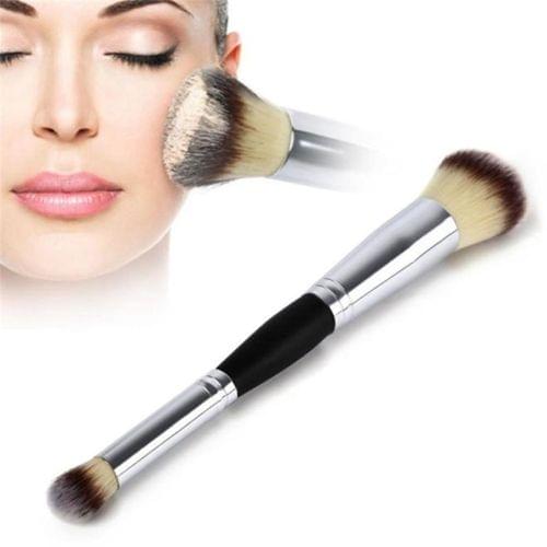 Portable Double-head Man-made Fibre Makeup Brush