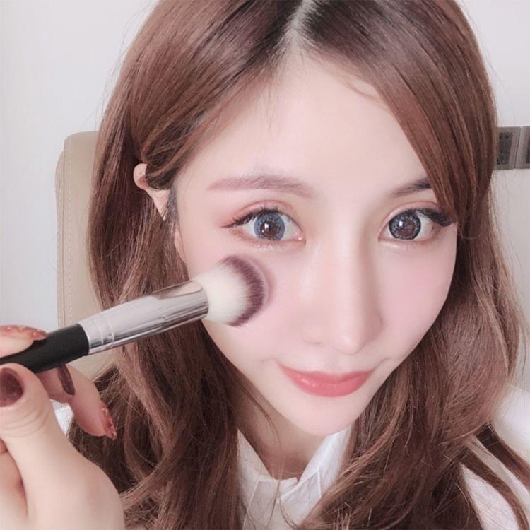 Portable Double-head Man-made Fibre Makeup Brush