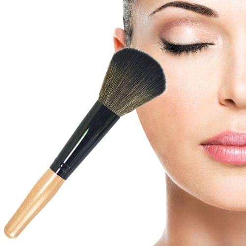 5 PCS Wooden Handle Soft Head Buffer Foundation Powder Blush Brush Makeup Tools (Gold)