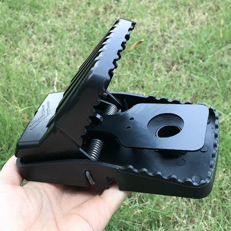 10PCS Safe And Sanitary Rodent Killer With Bait Cup Reusable And Mess-Free ABS Material Black Rat Trap Clip