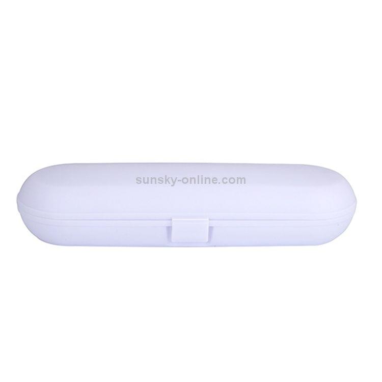 2 PCS Portable Universal Electric Toothbrush Toothpaste Travel Carry Storage Box for Philips / Braun / Panasonic (White)