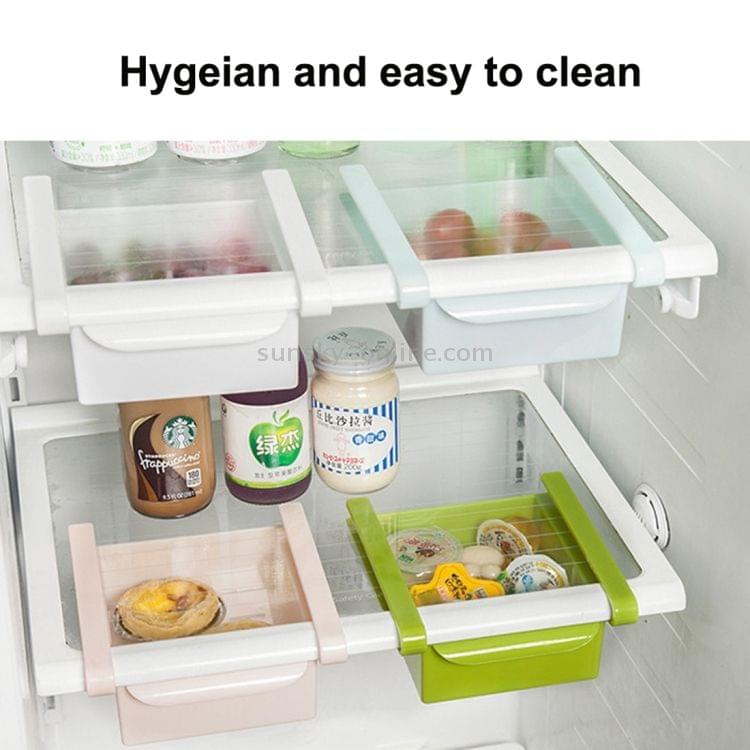 Drawer Style Fridge Preservation Layer Storage Rack (Green)