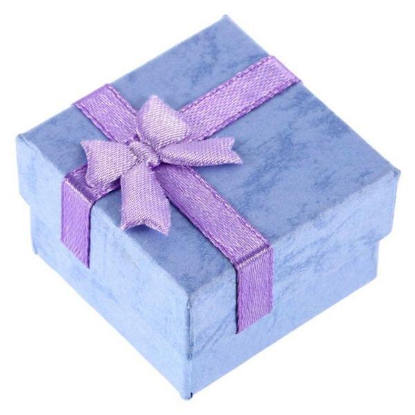 Jewelry Organizer Box Small Gift Box 4x4x3 cm,Color Random delivery