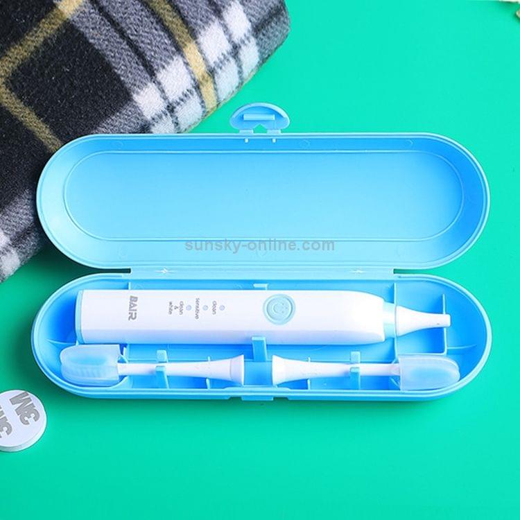 2 PCS Portable Universal Electric Toothbrush Toothpaste Travel Carry Heart Buckle Storage Box for Philips / Braun / Panasonic (Pink)