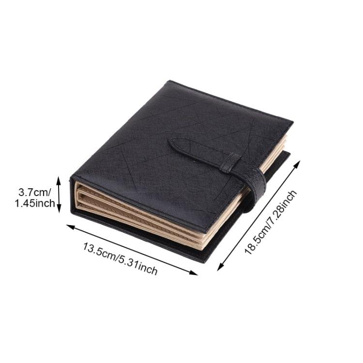 Portable PU Leather Storage Box Necklace Jewelry Display Box Organizer(Blue)