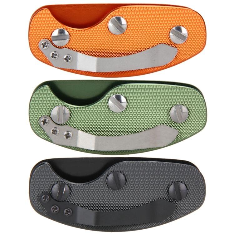 Portable Metal Key Storage Clip with Aluminum Alloy Back Clip(Green )