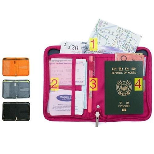 Multifunctional Passport Bag / Storage Package Bag for Travel(Grey)
