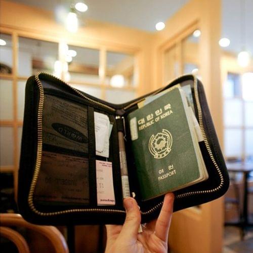 Multifunctional Passport Bag / Storage Package Bag for Travel(Grey)