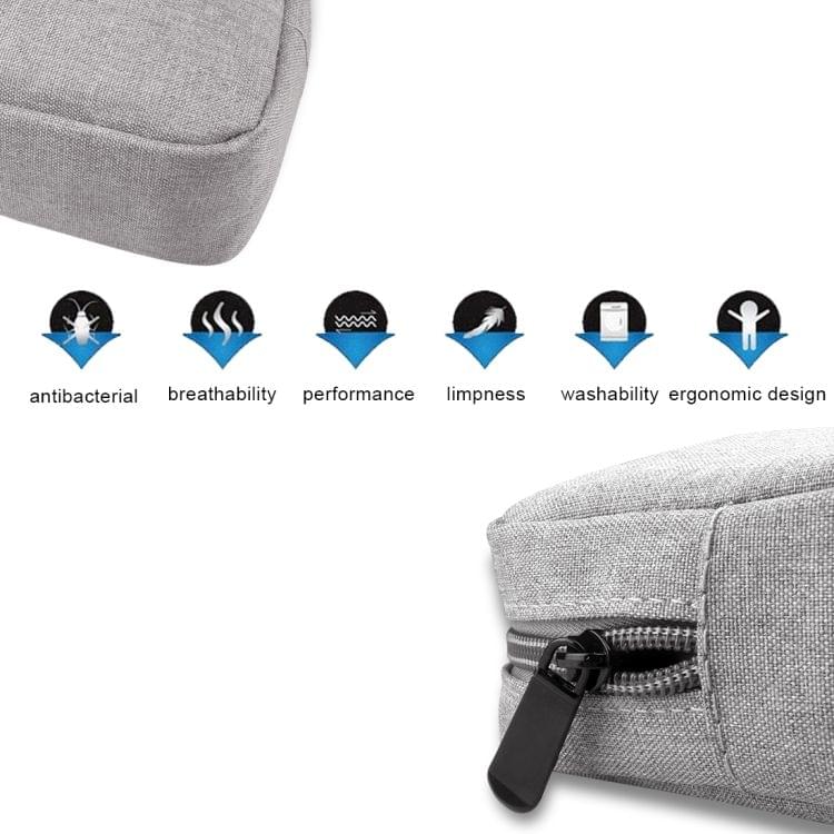 Simple Multi-functional Digital Device Travel Storage Bag for Phones, Power Bank, U-disk, Earphones, Data Cable and etc, Small Size: 16*11*5cm(Black)