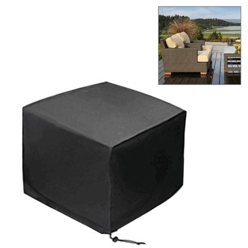 Outdoor Anti-UV Waterproof Dust-proof 210D Oxford Cloth Folding Table Chairs Protective Bag Furniture Set Cover, Size: 135x135x75cm (Black)