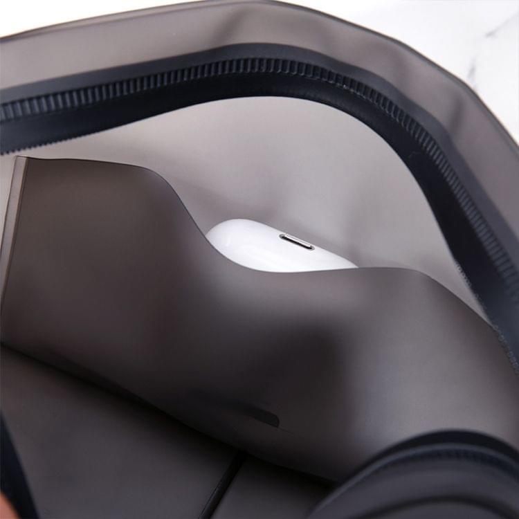 Baseus LBZL-A01 Self-supporting TPU Receipt Package Storage Bag, Size: 19.8x4.5x12cm (Black)