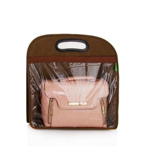 Creative Closet Storage Bag Dust Bag Hanging Bag(Small Coffee)