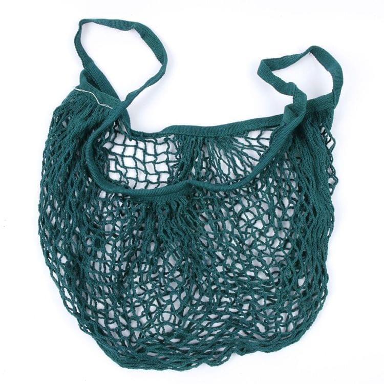 2 PCS Mesh Shopping Bag Reusable String Fruit Storage Handbag Totes Women Shopping Mesh Net Woven Bag Shop Grocery Tote Bag(White)