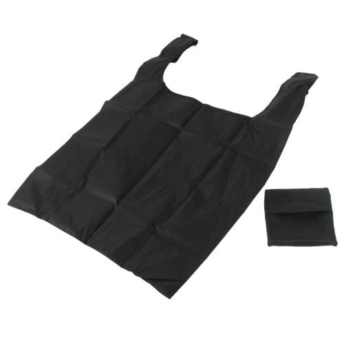Ripstop Nylon Reusable Grocery Shopping Bag Foldable Travel Pouch(Black)