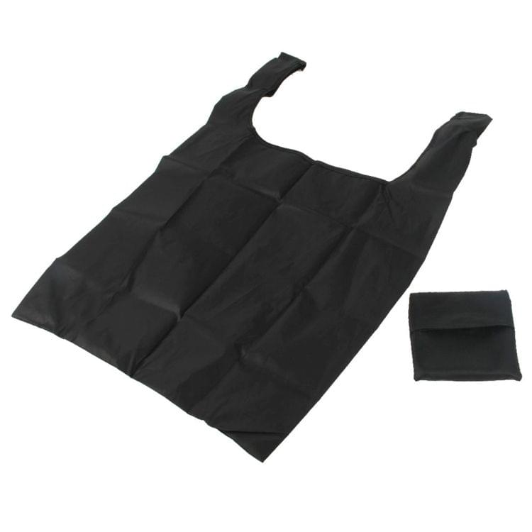 Ripstop Nylon Reusable Grocery Shopping Bag Foldable Travel Pouch(Black)
