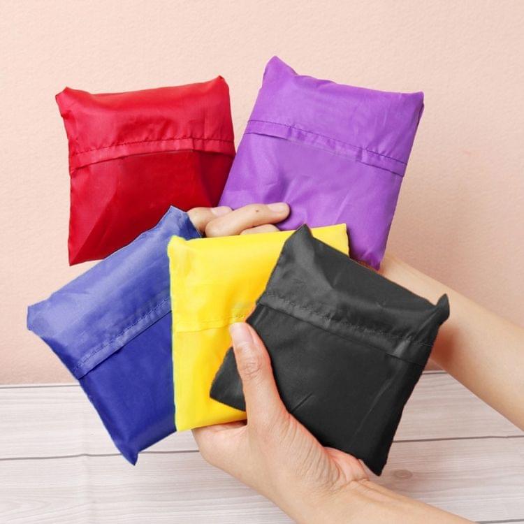 Ripstop Nylon Reusable Grocery Shopping Bag Foldable Travel Pouch(Black)