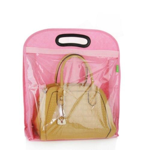 Creative Closet Storage Bag Dust Bag Hanging Bag(Medium Pink)