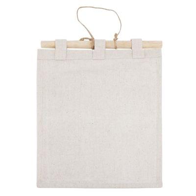 Eiffel Tower Pattern Storage Jute Wall Bags Can be Hung , Size: 31 x 25cm (Blue)