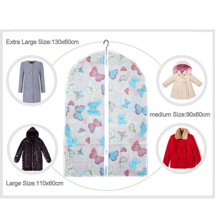 2PCS of Each Size Printing Peva Clothing & Suits Dust-Proof Handing Bags,Storage Bags