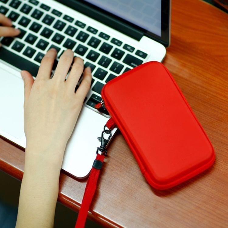 Cartinoe Portable Multi-function Digital Travel Storage Bags Storage Box(Red)