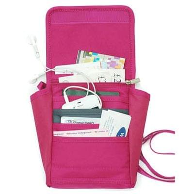 Multifunctional Travel Mini Satchel Bag / Wallet / Card Bag(Black)