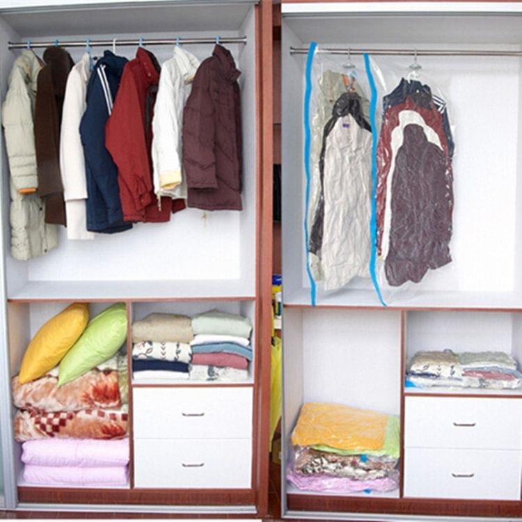 3 PCS Hot Vacuum Bag Storage Organizer Transparent Border Foldable Extra Large Seal Compressed Travel Saving Space Bags(80x110cm)