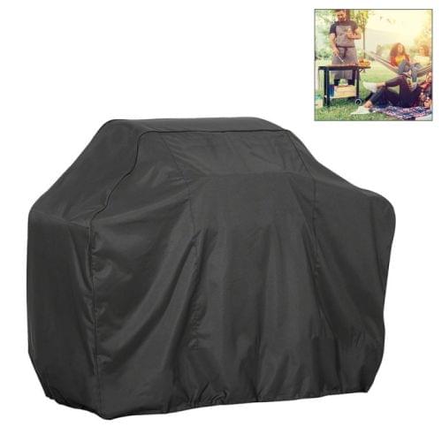 Outdoor Anti-UV Waterproof Dust-proof 210D Oxford Cloth BBQ Square Protective Bag Charcoal Barbeque Grill Cover, Size: 100x60x150cm (Black)