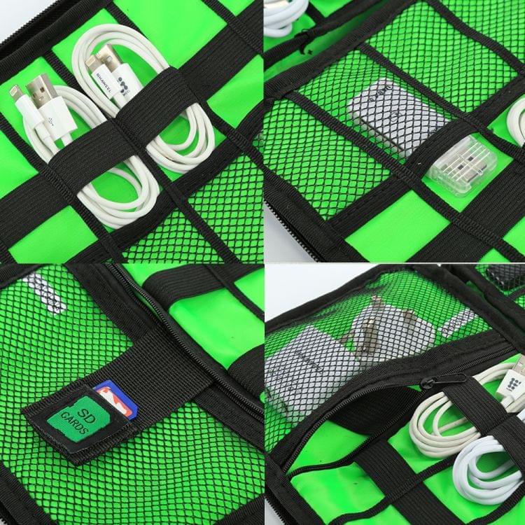 Portable Travel Organizer Storage Collection Bag Case Pouch Digital Gadget Electronic Accessories, Size: 25.7*18.5*1.2cm