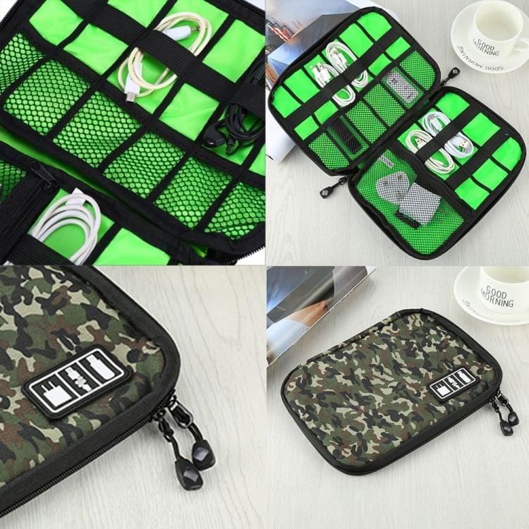 Portable Travel Organizer Storage Collection Bag Case Pouch Digital Gadget Electronic Accessories, Size: 25.7*18.5*1.2cm