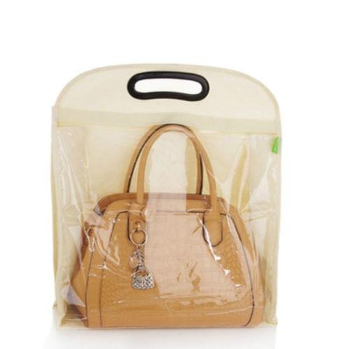 Creative Closet Storage Bag Dust Bag Hanging Bag(Medium Beige)