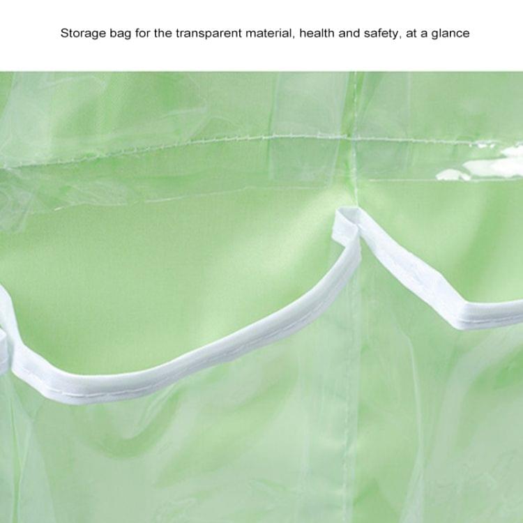 3 PCS 16 Grid Underwear Socks Collar Tape Gloves Hanging Closet Pouch Storage Bag, Random Color Delivery