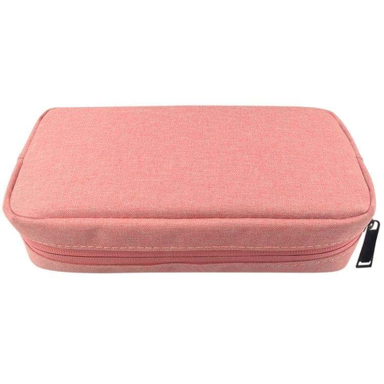 Multi-function Portable Waterproof Digital Travel Storage Bags Size: L(Pink)