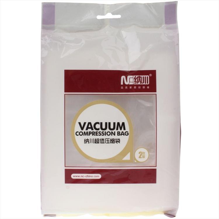 2 PCS PA + PE Vacuum Storage Bag, Save 75% Storage Space, Size: 70(L) x 50cm(W)