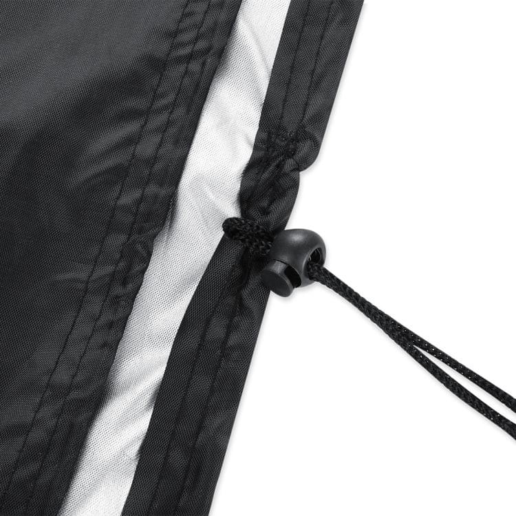 Anti-UV Waterproof Dust-proof 210D Oxford Cloth Folding BBQ Protective Cover Outdoor Gas Charcoal Electric Barbeque Grill Cover, Size: 145*61*117cm(Black)
