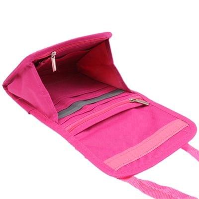 Multifunctional Travel Mini Satchel Bag / Wallet / Card Bag(Red)